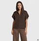 Deeluxe Original Aliama Donkerbruine Vest voor dames (382272)