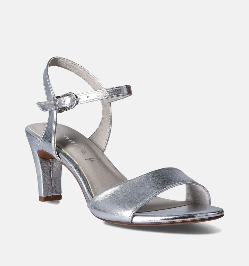 Tamaris Sandales à Talons en Argent pour femmes (354301)
