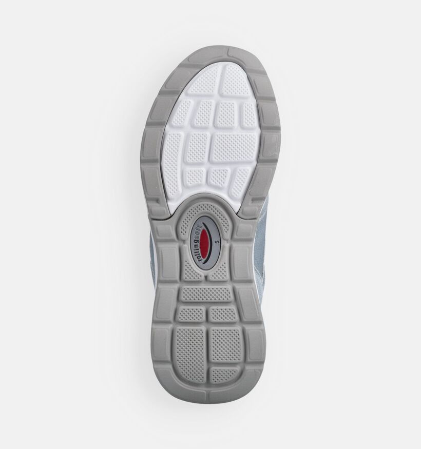 Gabor Rollingsoft Baskets casual en Bleu clair pour femmes (369511) - pour semelles orthop&eacute;diques