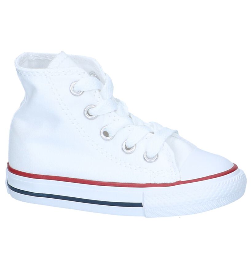 Converse Chuck Taylor AS Baskets hautes en Blanc en textile (286162)