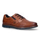 Bugatti Simone Chaussures à lacets en Cognac pour hommes (327867) - pour semelles orthopédiques