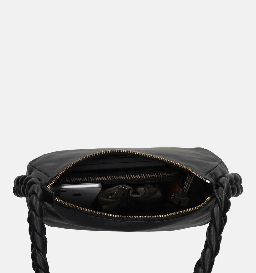 Burkely Braidy Zwarte Schoudertas voor dames (380453)
