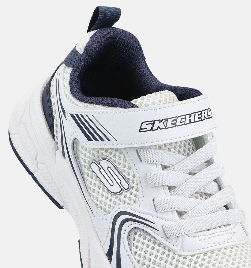 Skechers Retro Baskets basses en Blanc pour filles, gar&ccedil;ons (367770) - pour semelles orthop&eacute;diques