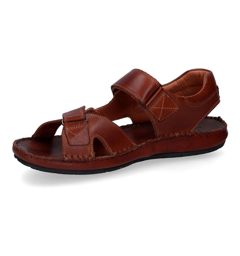 Pikolinos Tarifa Cognac Sandalen in leer (308023)