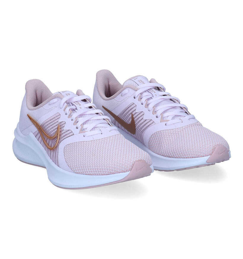 Nike Downshifter Roze Sneakers in stof (290974)