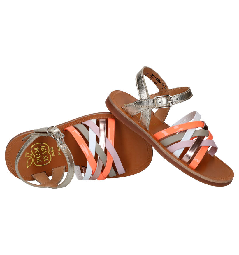 Pom d'Api Plagette Lux Cognac Sandalen voor meisjes (322868)