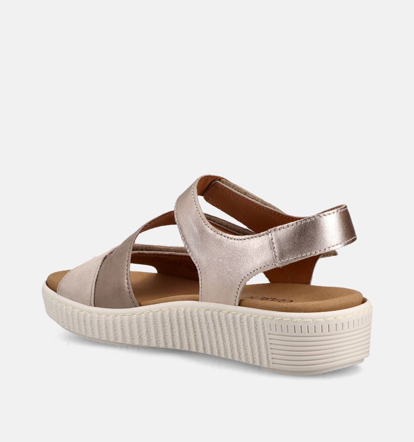 Gabor Gouden/Bronzen Sandalen voor dames (371208) - geschikt voor steunzolen