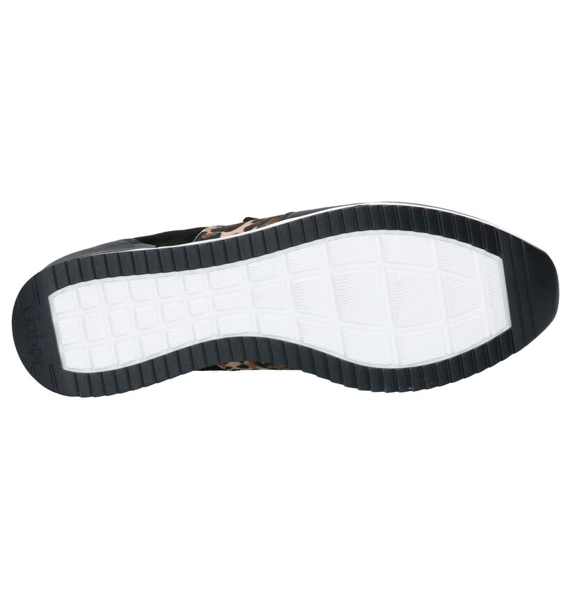 Gabor Chaussures à lacets en Noir en cuir (260219)