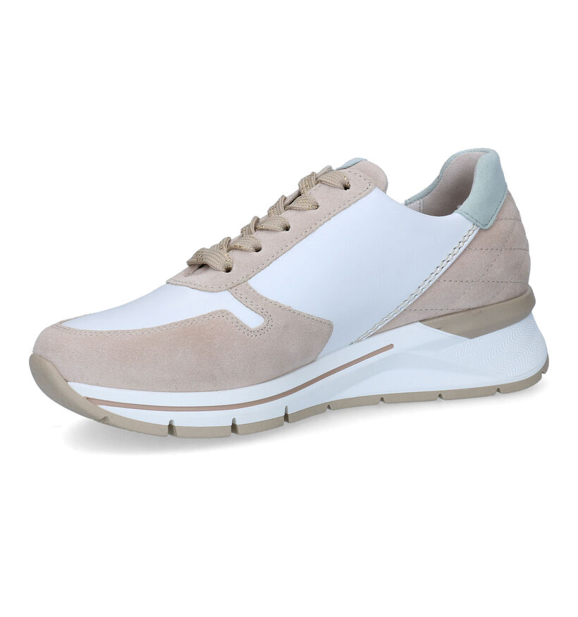 Gabor OptiFit Chaussures à lacets en Blanc en cuir (306216)