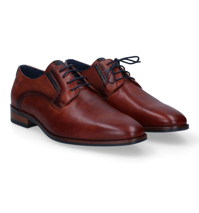 Berkelmans Sameiro Chaussures habillées en Cognac pour hommes (342913) - pour semelles orthopédiques