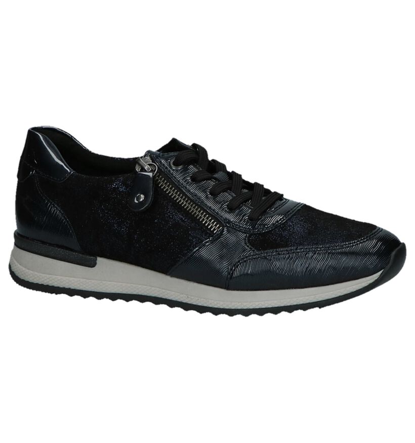 Remonte Chaussures à lacets en Bleu foncé en daim (222567)