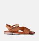 Mustang Sandales plates en Cognac pour femmes (353420)