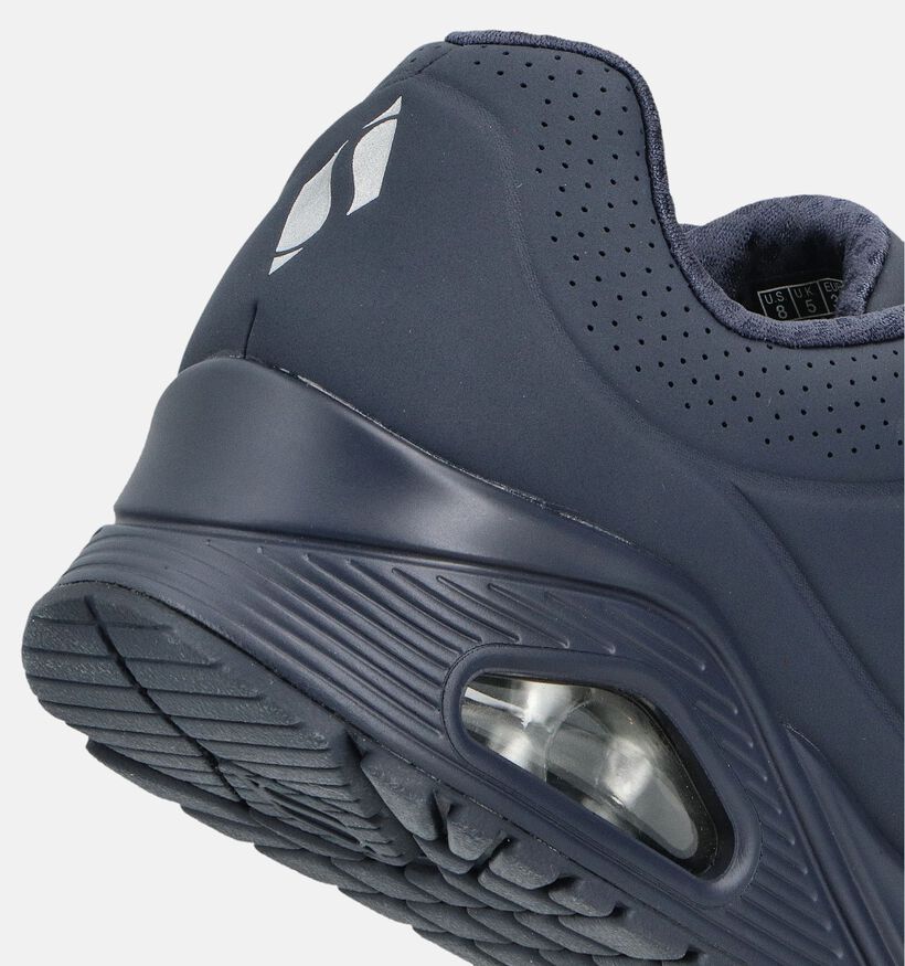 Skechers Uno Stand On Air Blauwe Sportieve Sneakers voor dames (360905) - geschikt voor steunzolen