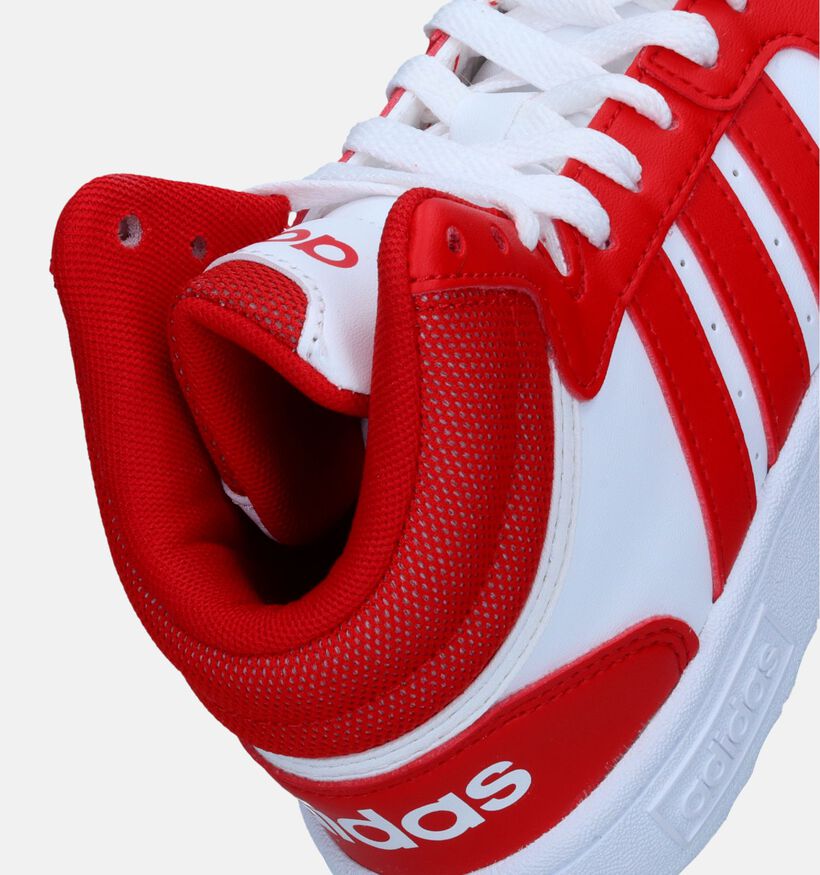 adidas Hoops 3.0 MID K Baskets en Blanc pour filles, garçons (341643)