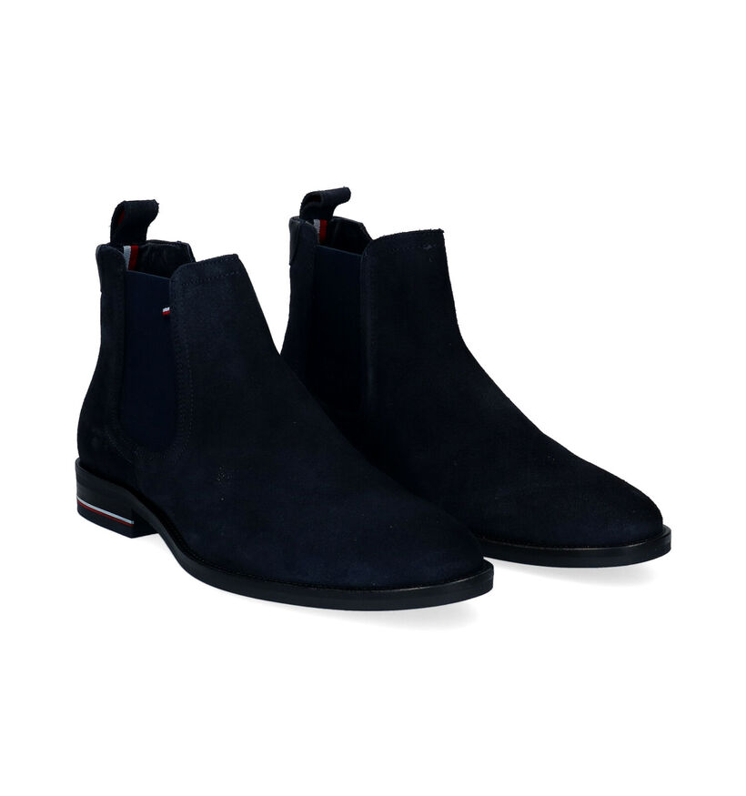 Tommy Hilfiger Signature Bruine Hoge Schoenen in daim (296018)