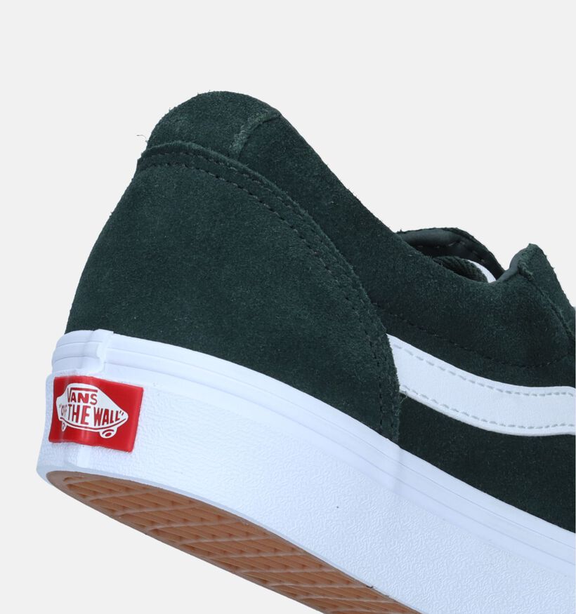 Vans Ward Baskets de skate en Vert pour hommes (333928)