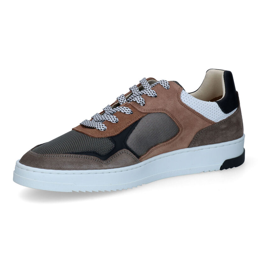 Bullboxer Chaussures plates en Taupe pour hommes (308627) - pour semelles orthopédiques