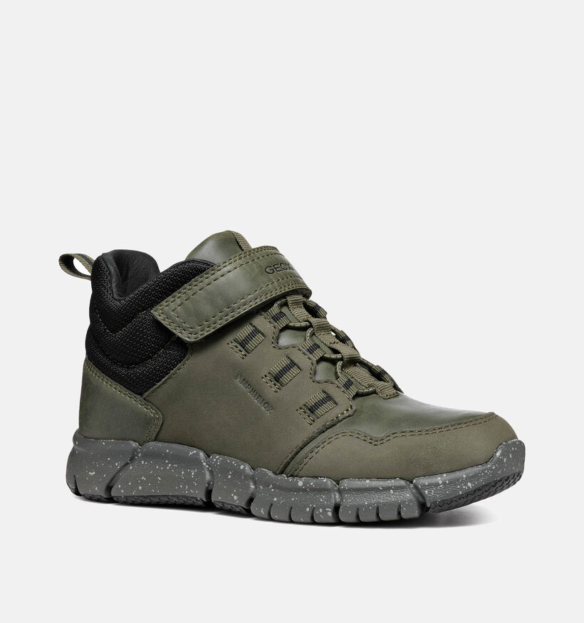 Geox Flexyper Chaussures hautes en Vert pour garçons (345939) - pour semelles orthopédiques