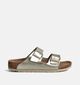 Birkenstock Arizona Gouden Slippers voor meisjes (352392)