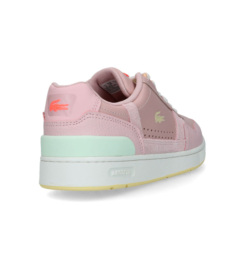 Lacoste T-Clip Baskets en Rose pour femmes (322615)