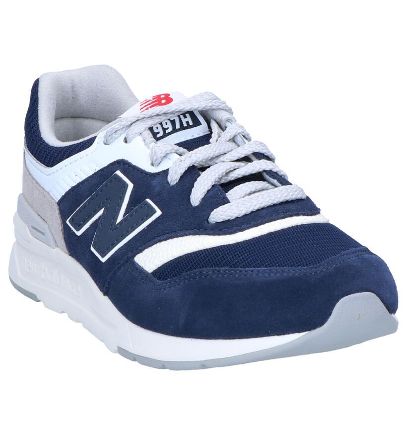 New Balance Sneakers Blauw in daim (253368)