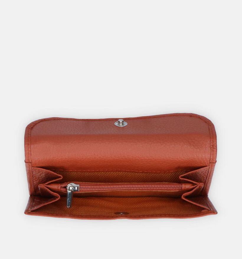 Crinkles Zwarte Overslagportemonnee voor dames (358514)