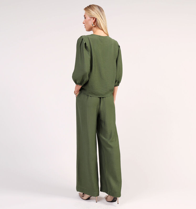 Minus Seria Pantalon en Vert pour femmes (359820)
