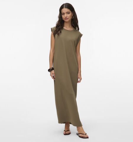 Robe longue vert