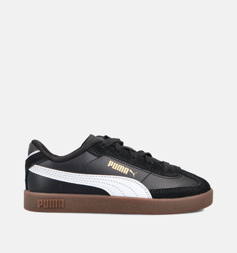 Puma Club II Era Zwarte Sneakers voor jongens, meisjes (359285) - geschikt voor steunzolen