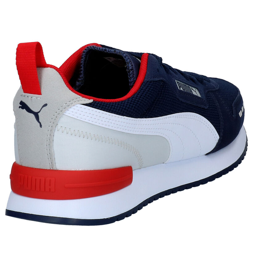 Puma Baskets basses en Bleu foncé en simili cuir (288552)