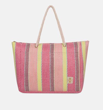 Laurent David Cabas Beige/Rouge