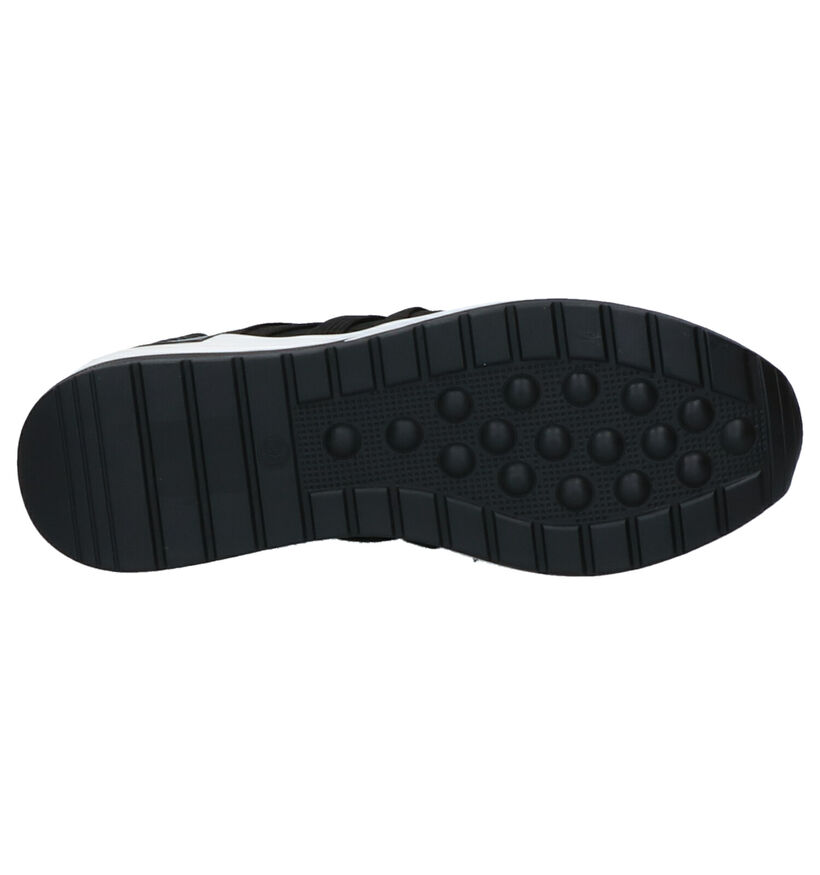 La Strada Baskets slip-on en Noir en textile (288543)