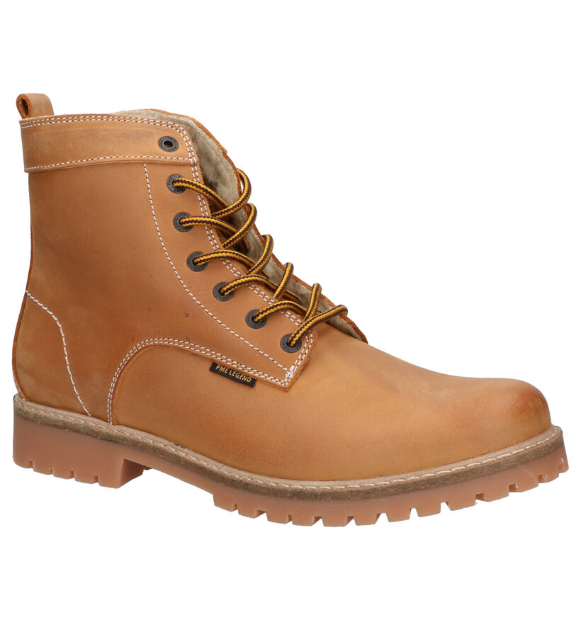 PME Solar Cognac Boots in leer (254771)
