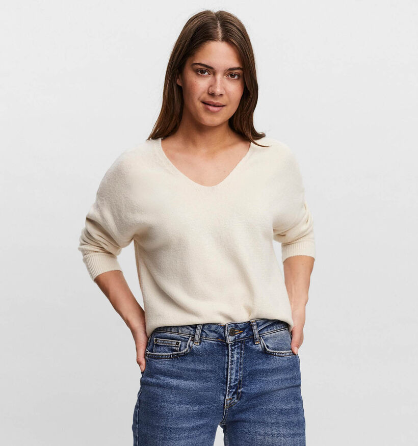 Vero Moda Doffy Paarse Trui met v-hals voor dames (328973)