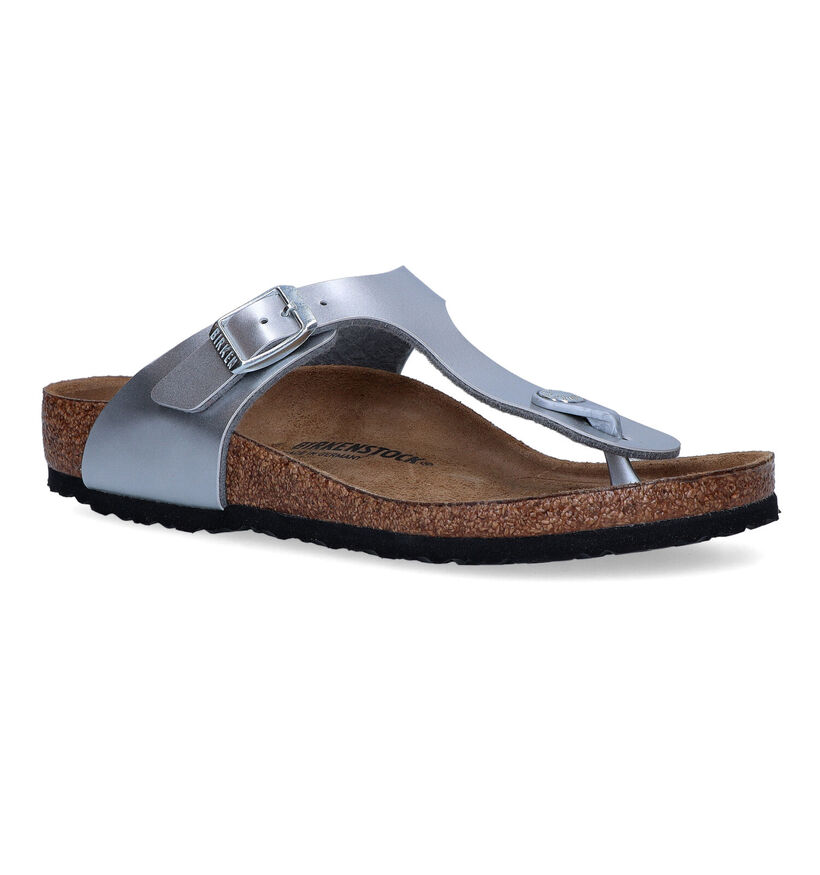 Birkenstock Gizeh BS Witte Teenslippers voor meisjes (338081)