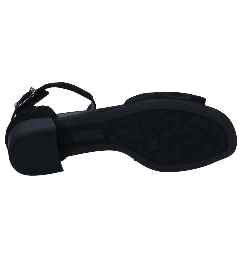 Best Fitting Sandales à talons en Noir en daim (248485)