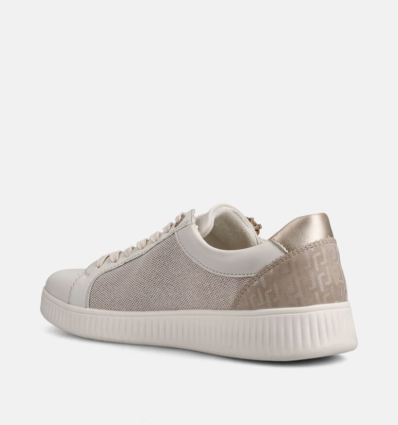 Remonte Goudkleurige Veterschoenen voor dames (367747) - geschikt voor steunzolen