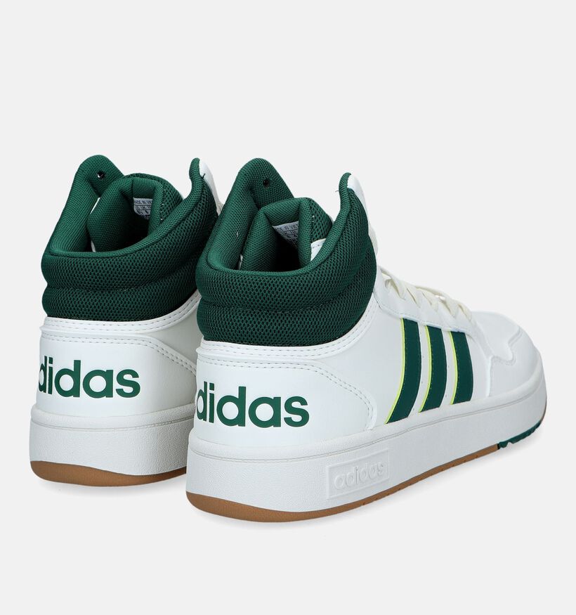 adidas Hoops 3.0 Mid Witte Hoge sneakers voor heren (329390)