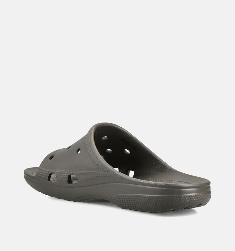 Crocs Slide Claquettes en Vert kaki pour hommes (370911)