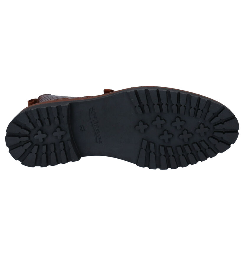 Softwaves Cognac Boots in leer (298170)