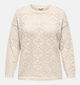 ONLY Carmakoma Gail Life Pull en Beige pour femmes (342988)