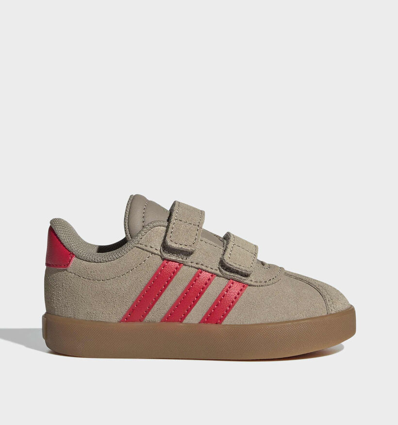 adidas VL Court 3.0 Baskets basses en Kaki pour filles, gar&ccedil;ons (372754)