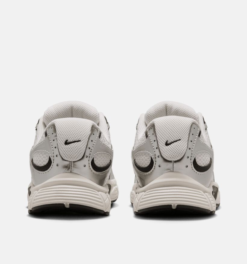 Nike V5 RNR Phantom Baskets basses en Blanc/Marron fonc&eacute; pour filles, gar&ccedil;ons (373448)