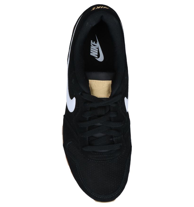 Zwarte Sneakers Nike MD Runner 2 in daim (237855)