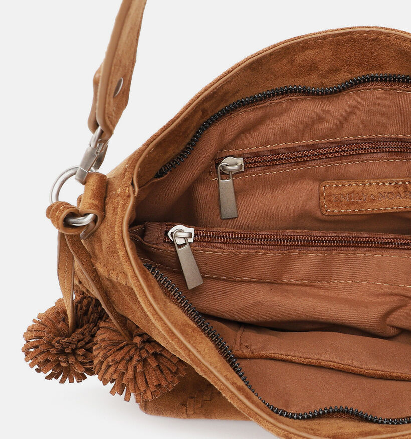 Emily & Noah Leanne Sac &agrave; bandouli&egrave;re en Cognac pour femmes (378869)
