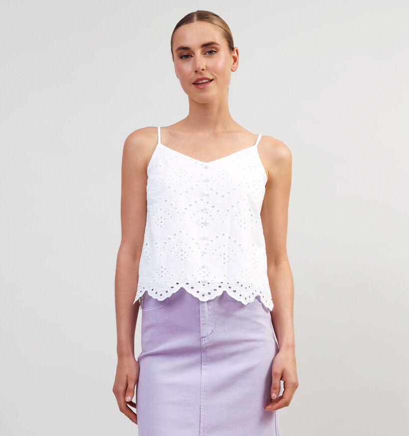 Pieces Vilde Wit Topje voor dames (351105)