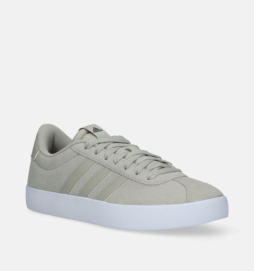 adidas VL Court 3.0 Baskets sportives en Jaune pour femmes (359451) - pour semelles orthopédiques