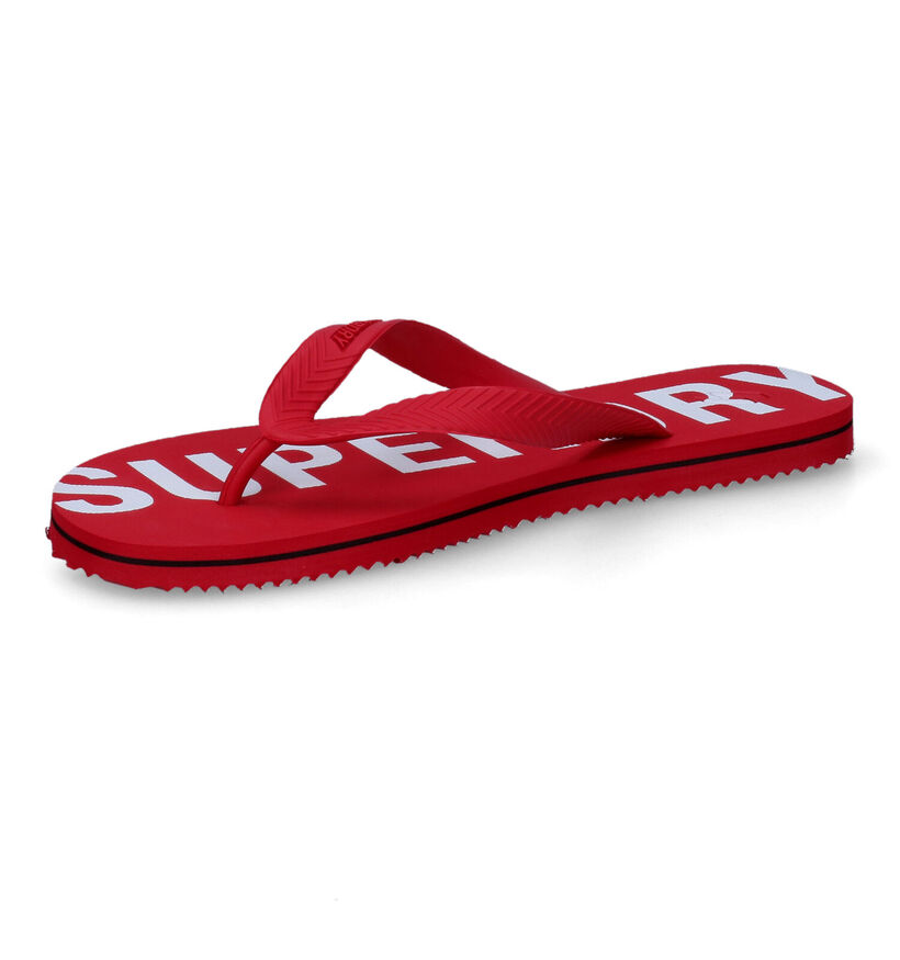 Superdry Code Essential Zwarte Teenslippers in kunststof (305765)