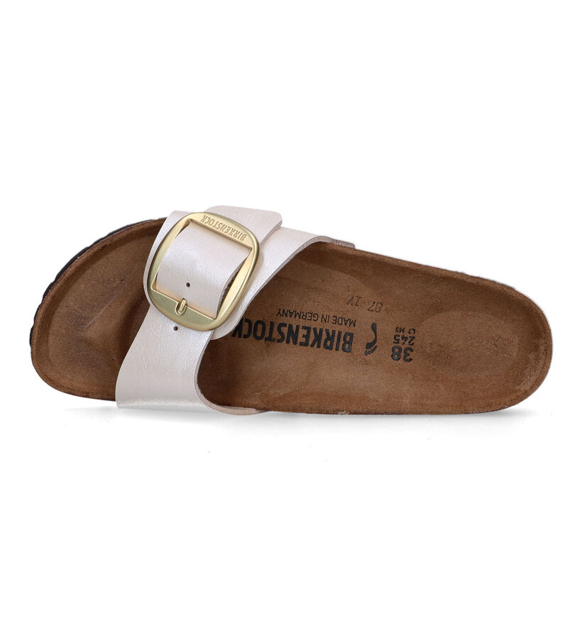 Birkenstock Madrid Birko-Flor Zwarte Slippers voor dames (338048)