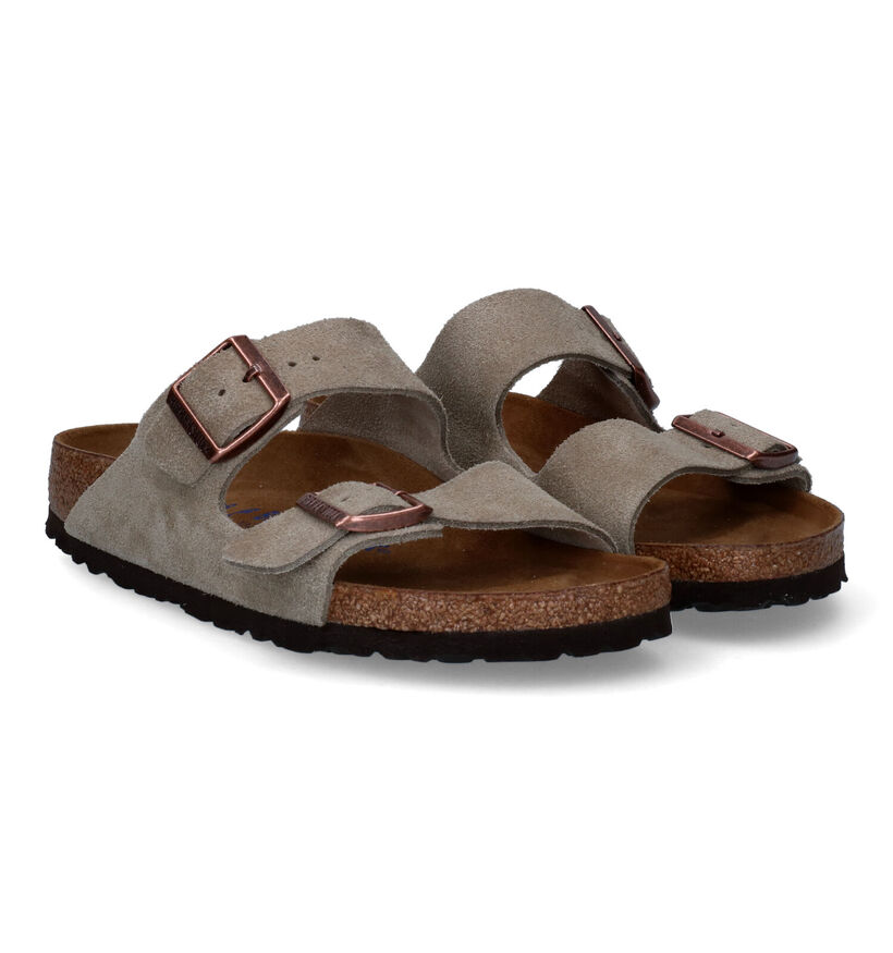 Birkenstock Arizona Bruine Slippers voor dames (330659)